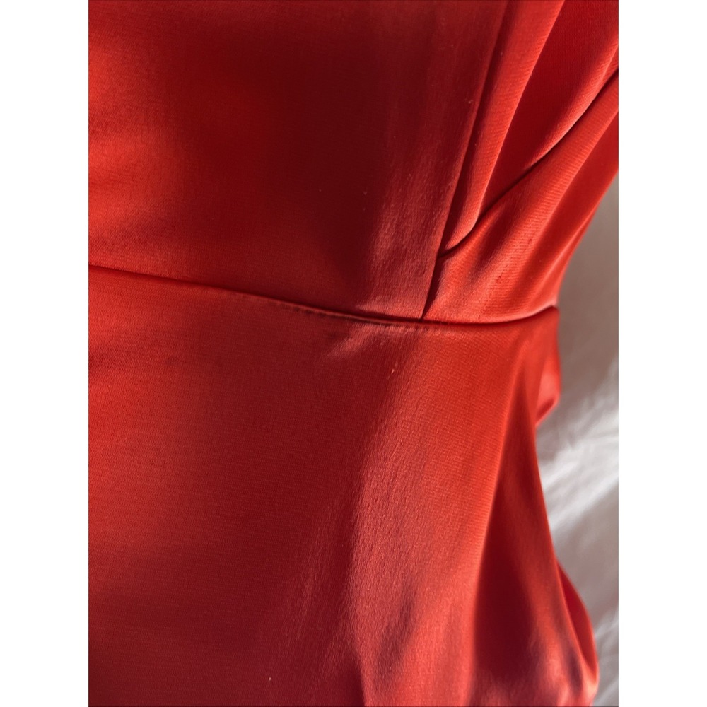 Donna Karan Women Sleeveless Red Dress Size 2 - Picture 11 of 16